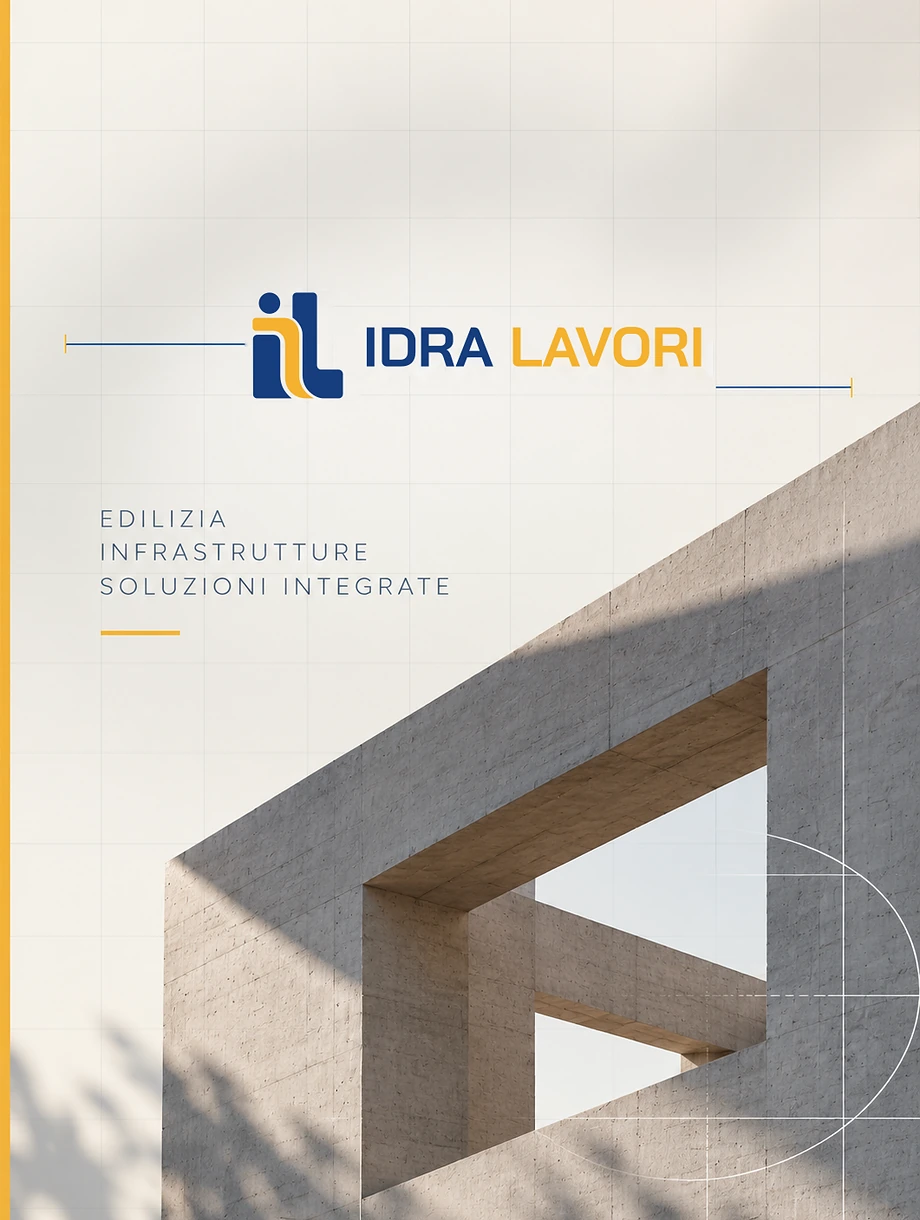 IDRA LAVORI brand identity project cover